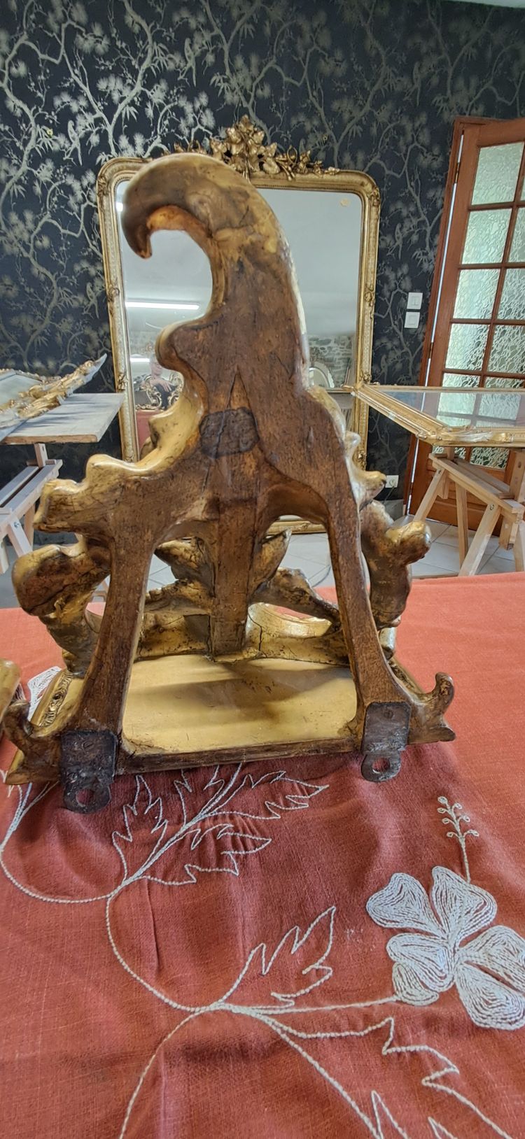 Paire console murale XIX 33 x 30
