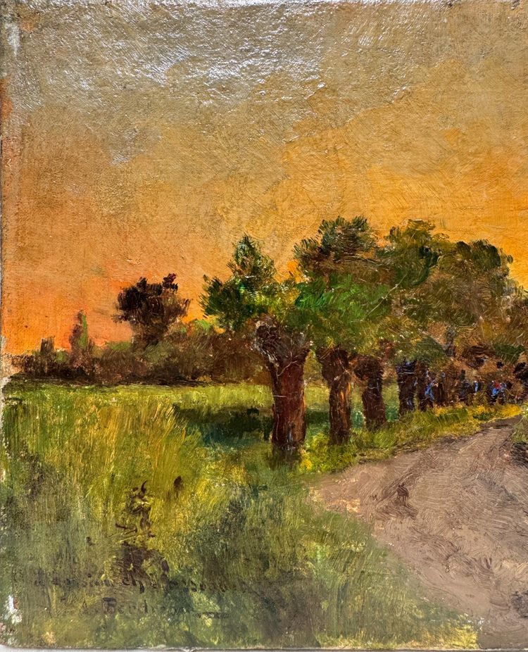 Arthur Perdreau (xix-xx) - Jeux d'Enfants à La Campagne, Circa 1900