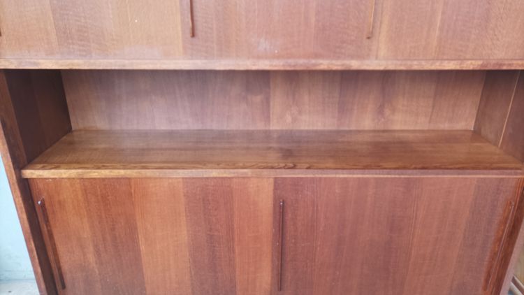 Grande libreria buffet in teak 1950