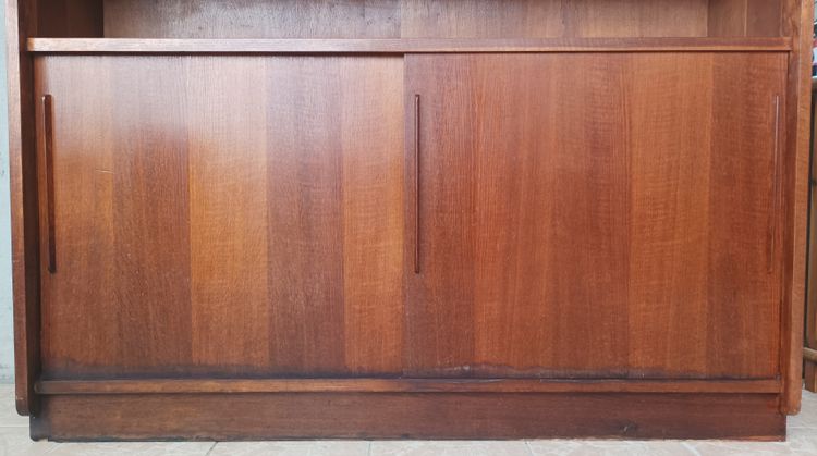 Grande libreria buffet in teak 1950