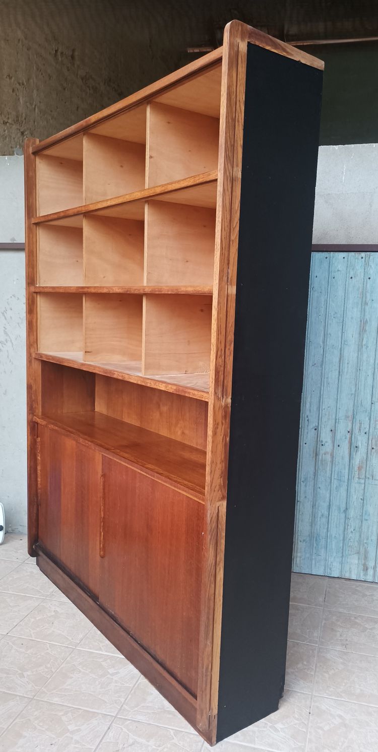 Grande libreria buffet in teak 1950