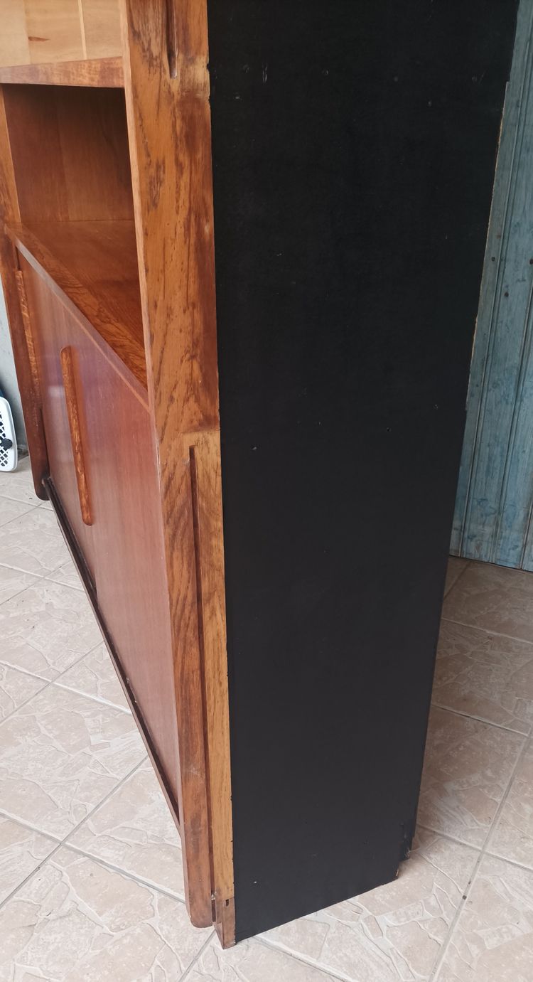 Grande libreria buffet in teak 1950