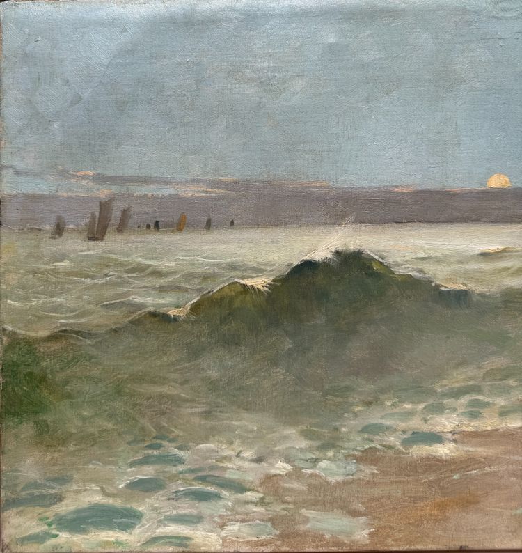 William De Leftwich Dodge (1867–1935) Pêcheuses à Marée Montante, Normandie, 1887