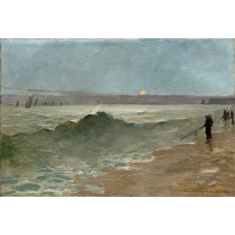 William De Leftwich Dodge (1867–1935) Pêcheuses à Marée Montante, Normandie, 1887