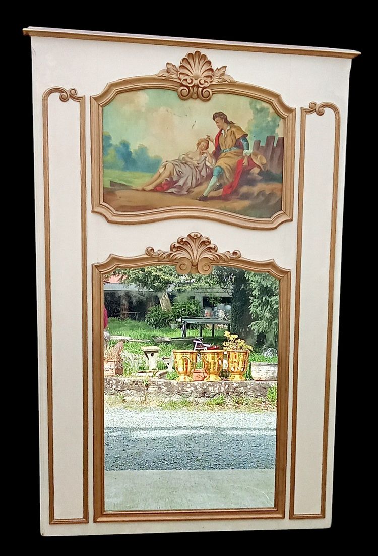 Ancien miroir trumeau 