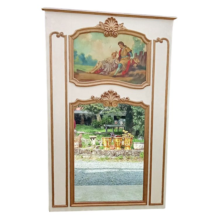 Ancien miroir trumeau 