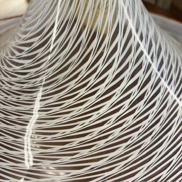 Large Murano Chandelier, 70s, Venini Witch Hat diameter 62 h 70 total