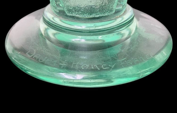 Daum Nancy - Vaso con decorazione geometrica Art Déco
