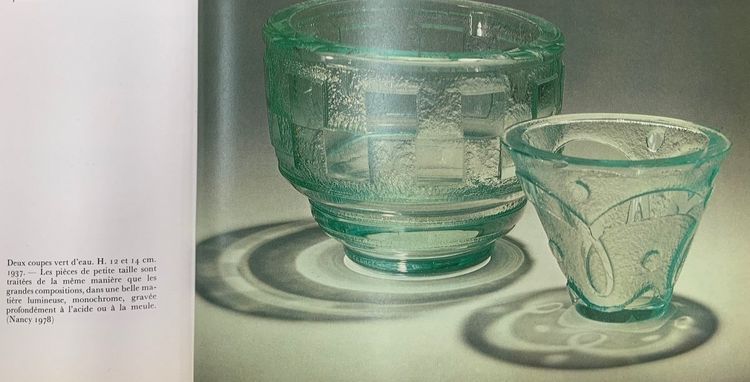 Daum Nancy - Vaso con decorazione geometrica Art Déco