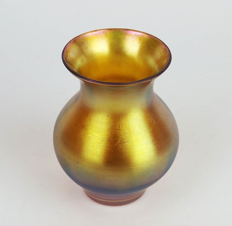 Iridescent glass vase from the Myra series for WMF