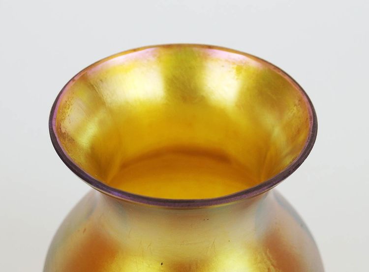 Iridescent glass vase from the Myra series for WMF