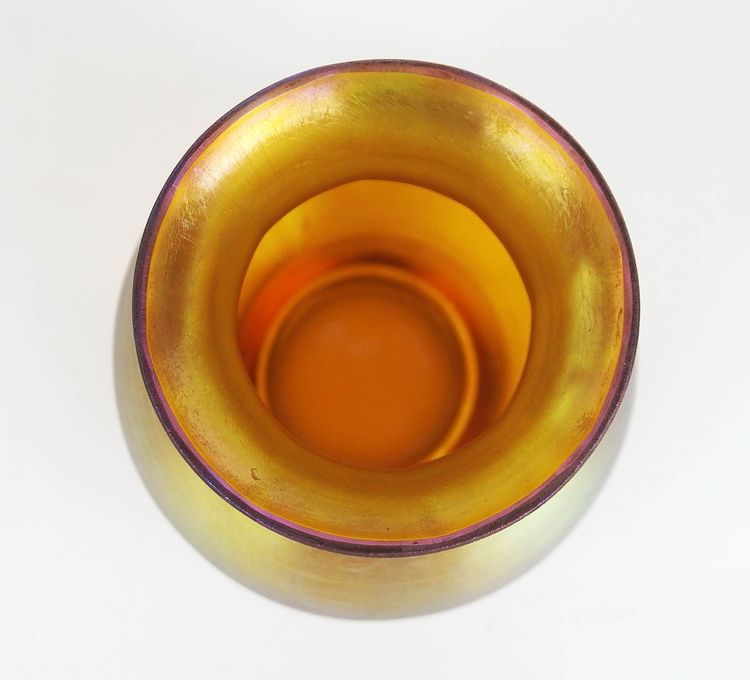 Iridescent glass vase from the Myra series for WMF