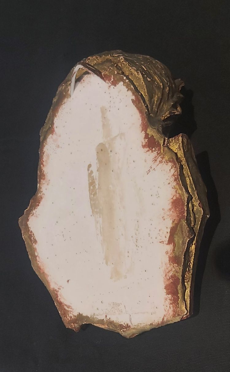 Plaster head of Christ