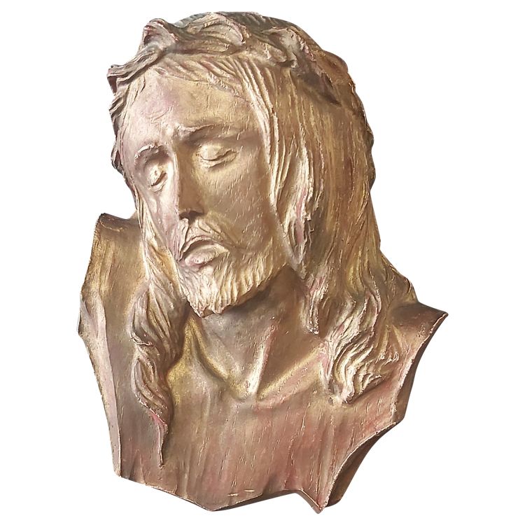 Plaster head of Christ