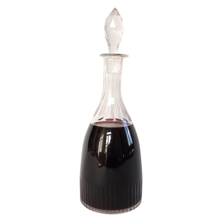 Decanter per vino in cristallo tagliato Baccarat o Le Creusot - XIX secolo circa 1840