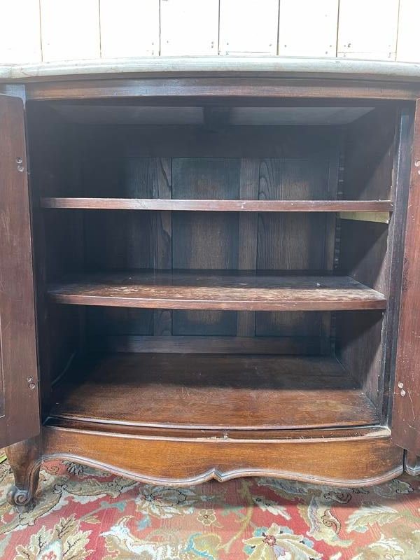Walns Walnussbüro in Walnuss und Marmor in Walish Walnut