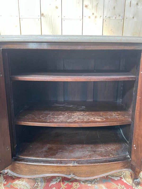 Walns Walnussbüro in Walnuss und Marmor in Walish Walnut