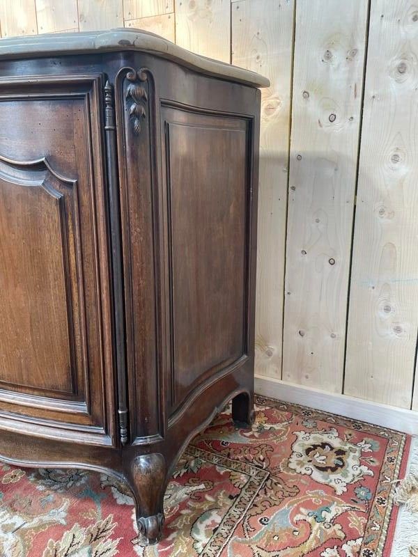 Walns Walnussbüro in Walnuss und Marmor in Walish Walnut