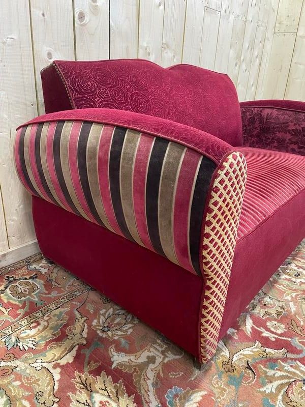 Art Deco Club Convertible Bed Sofa