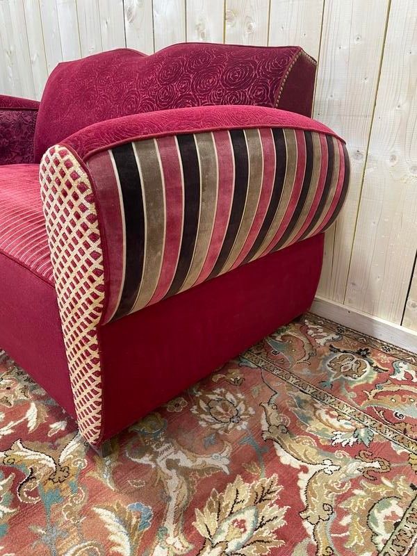 Art Deco Club Convertible Bed Sofa