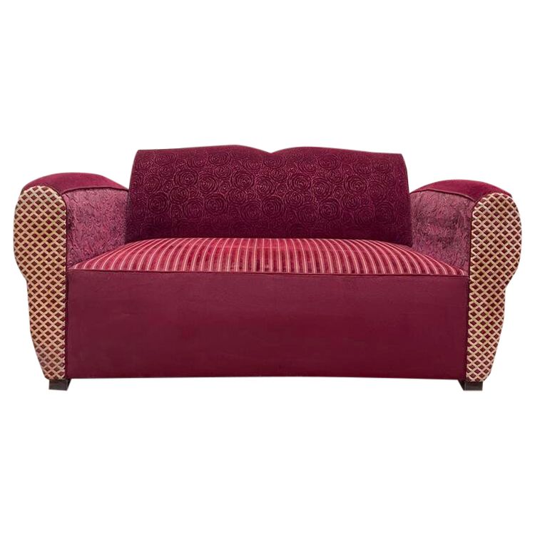 Art Deco Club Convertible Bed Sofa