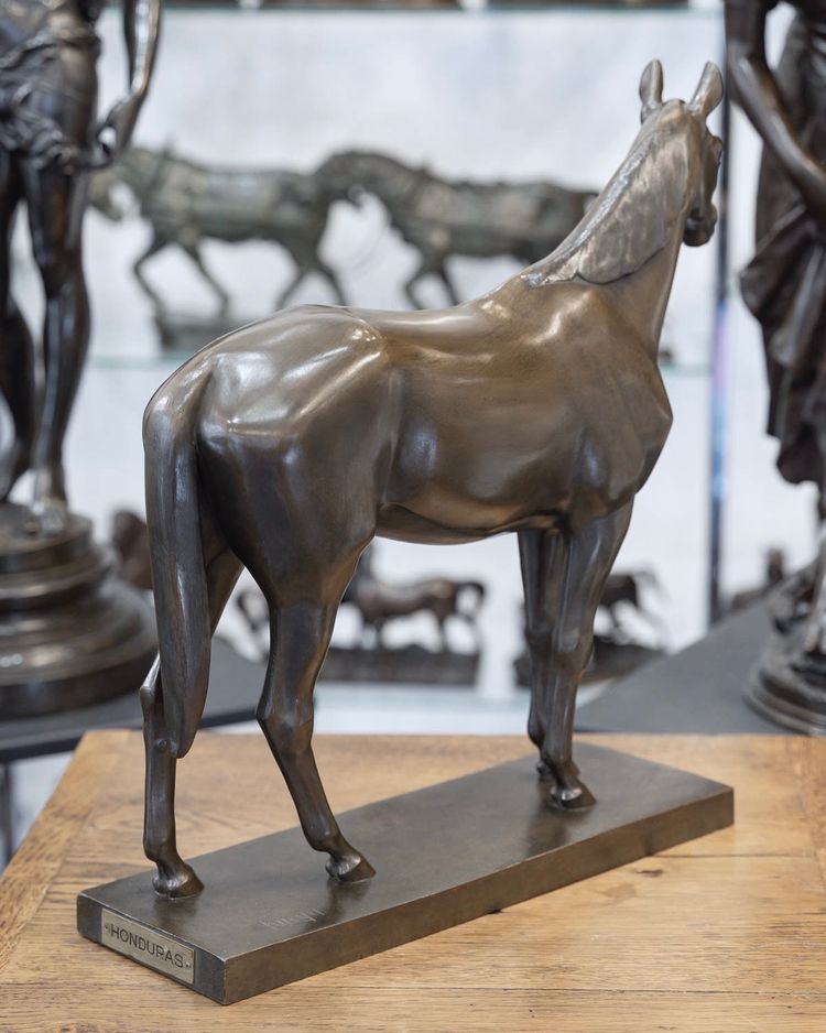 Scultura - Cavallo "Honduras", Willem Krieger (1877-1945) - Bronzo