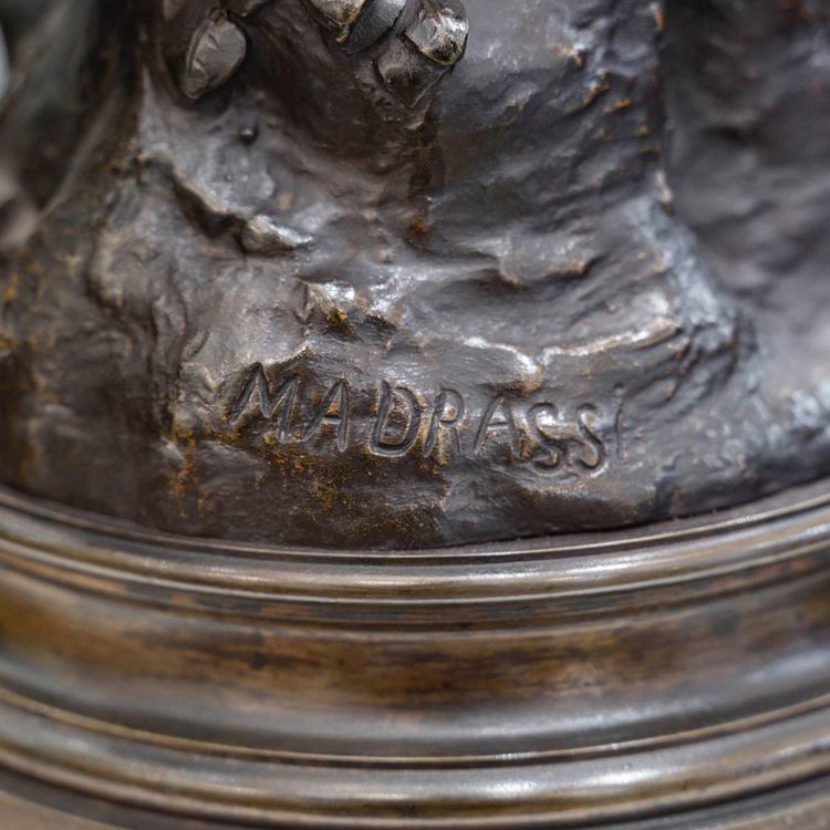 Sculpture - Le Sommeil , Luca Madrassi (1848-1919) - Bronze