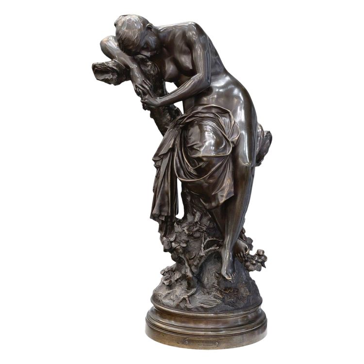Sculpture - Le Sommeil , Luca Madrassi (1848-1919) - Bronze