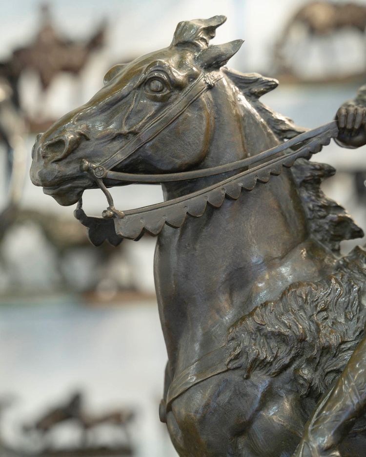 Scultura - Clovis Vainqueur, Édouard Drouot (1859-1945) - Bronzo