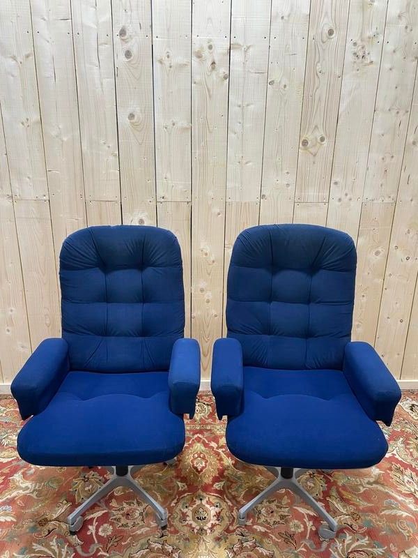 Pair of office armchairs 1970