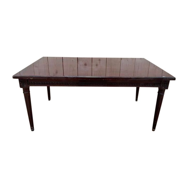 Table basse de style Louis XVI en acajou 