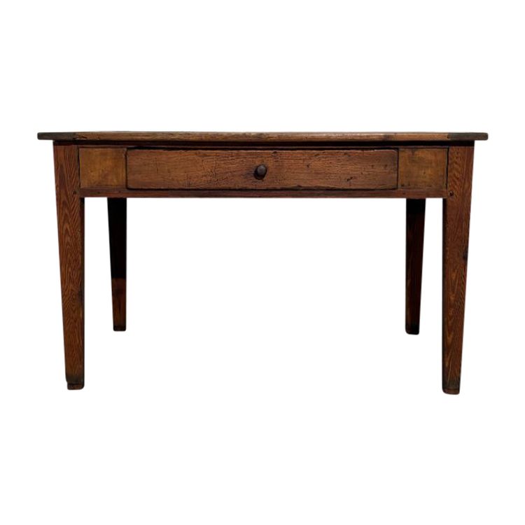 Table rustique en peuplier et mélèze 1800