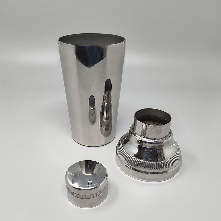 1960s Luxury Handcrafted Cocktail Shaker. Made in Italy