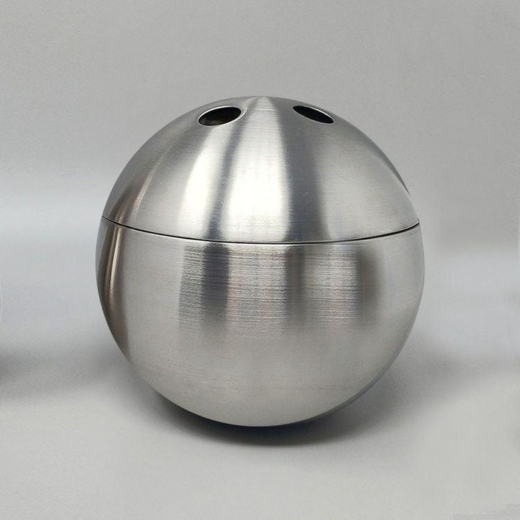 1970s Gorgeous "Bowling" Cocktail Shaker With Ice Bucket Tauma by Guzzini. Made in Italy