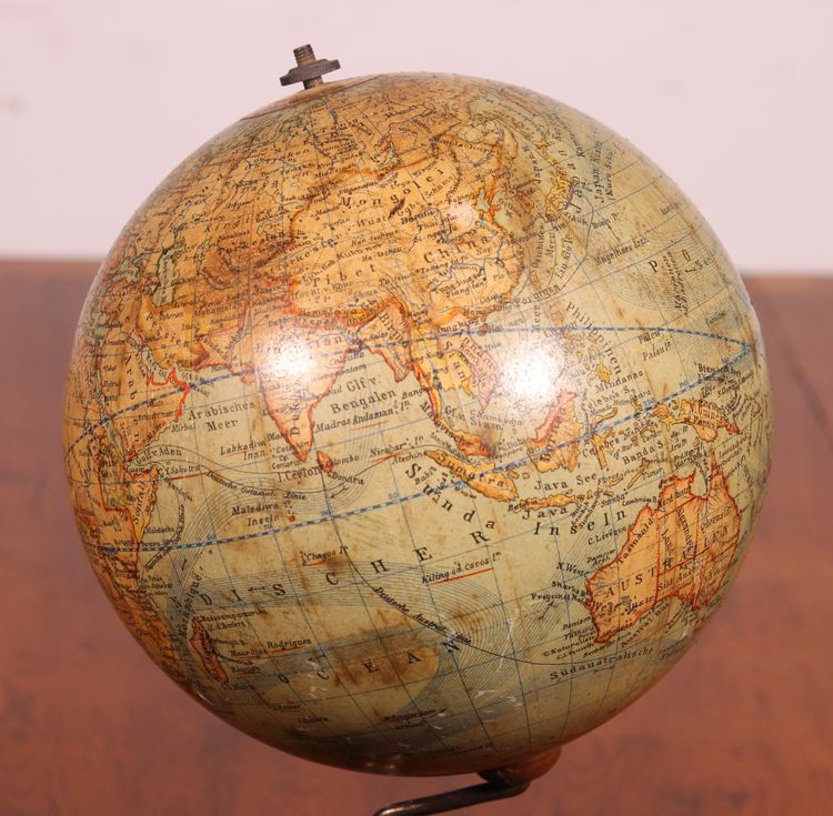 Terrestrial Globe Erd Globus - 19th Century