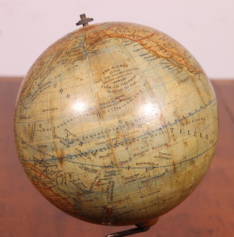Terrestrial Globe Erd Globus - 19th Century