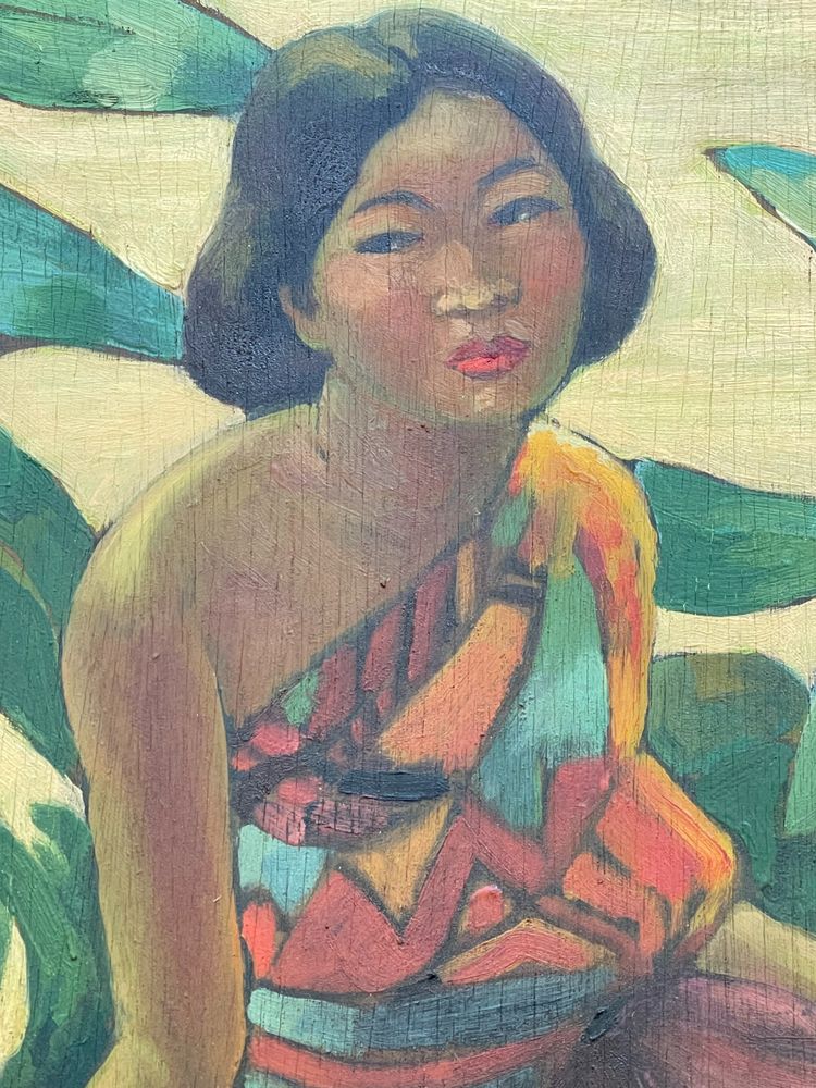 „Der laotische Obstverkäufer“, Léa Lafugie (1890-1972)