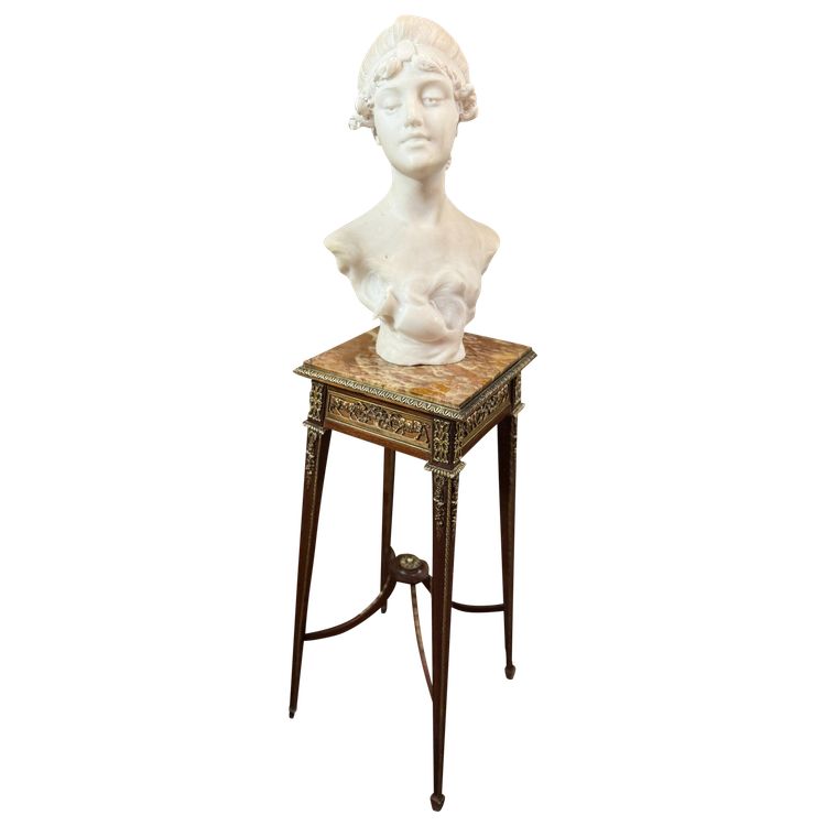 BUSTO DI DONNA IN MARMO DEL XIX SECOLO 