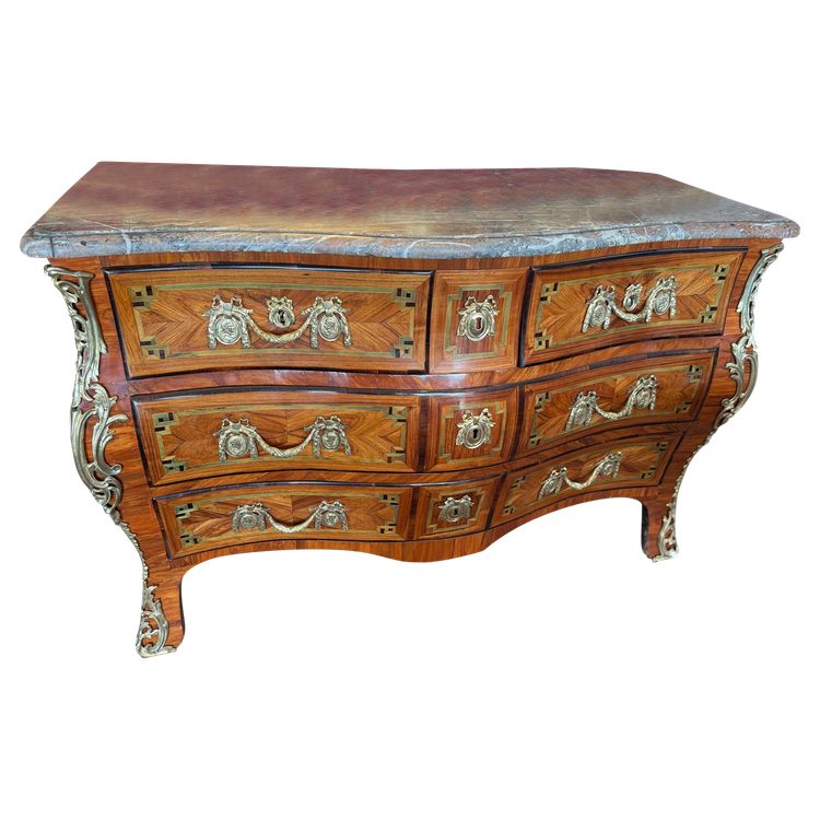 COMMODE TOMBEAU EPOQUE LOUIS XV - 18ème