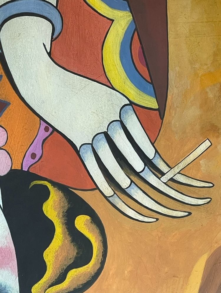 „Frau mit Zigarette“, Hugo Scheiber (1873-1950)