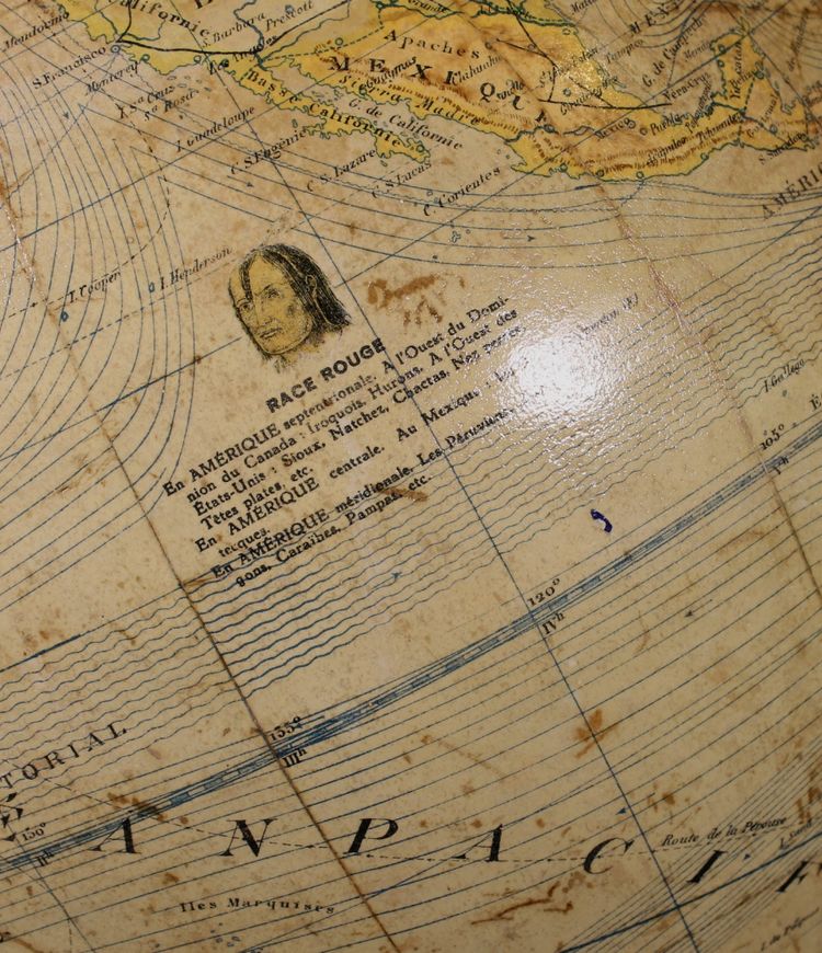 Terrestrial Globe By L. Windels - Brussels Circa 1910