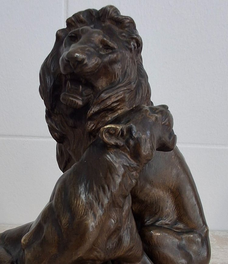Exceptional bronze signed Louis RICHE, gold medalist