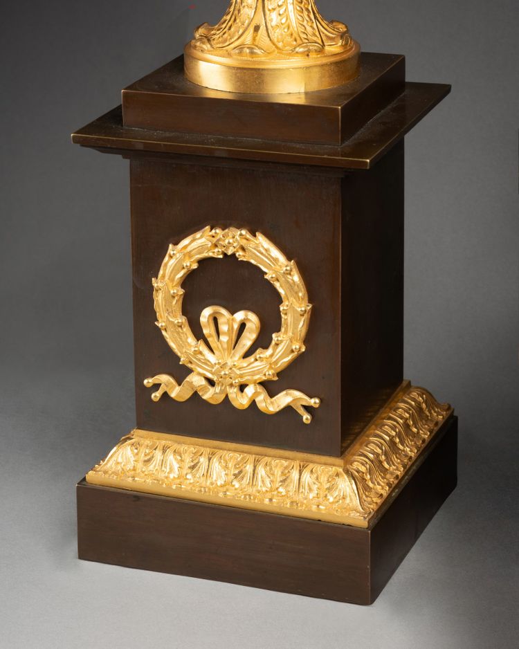 Pair of Medici Bronze Vases, 19th Century