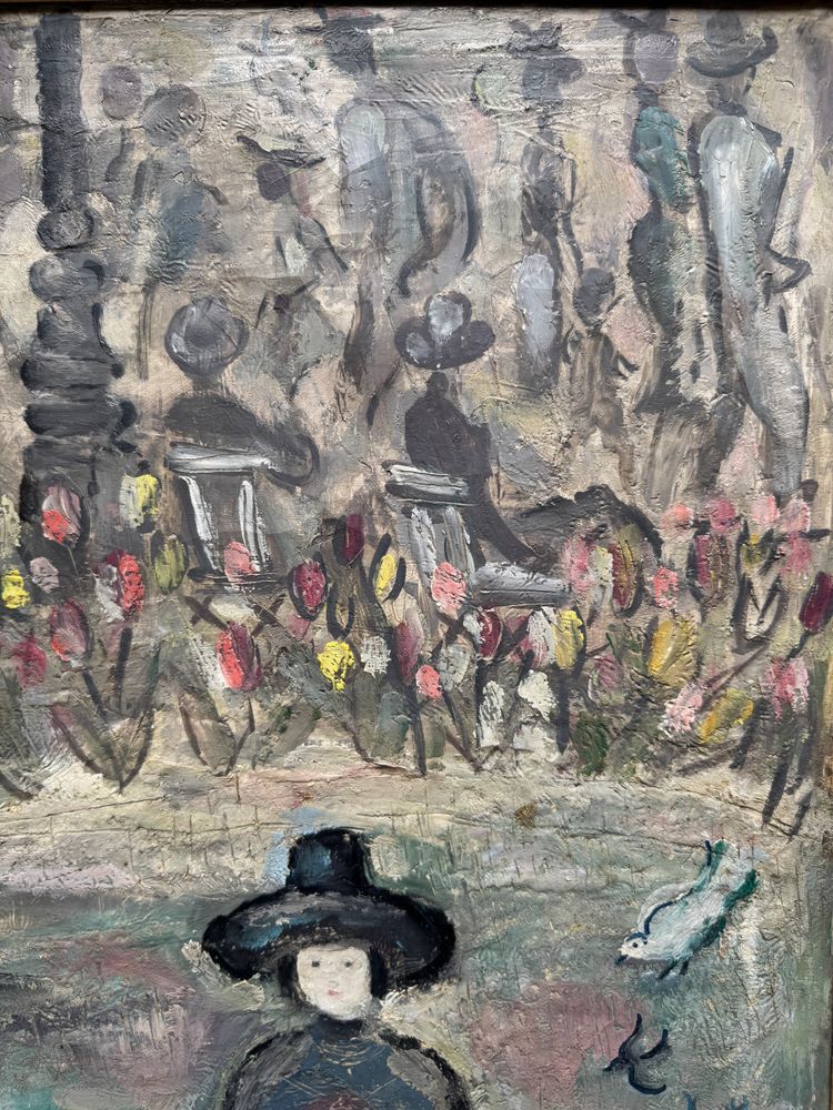 Evelyne Dufau (? - 1937) - La Nurse Dans Le Parc, Circa 1920