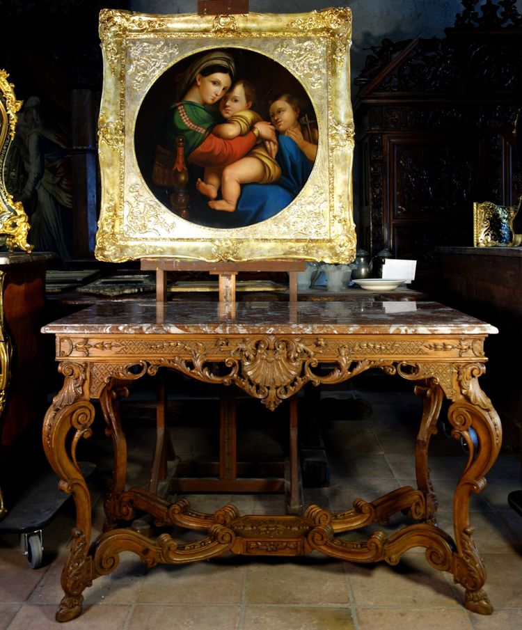 Table à gibier d’époque Régence