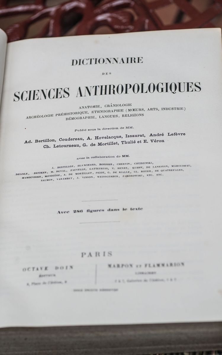 DICTIONARY OF ANTHROPOLOGICAL SCIENCES