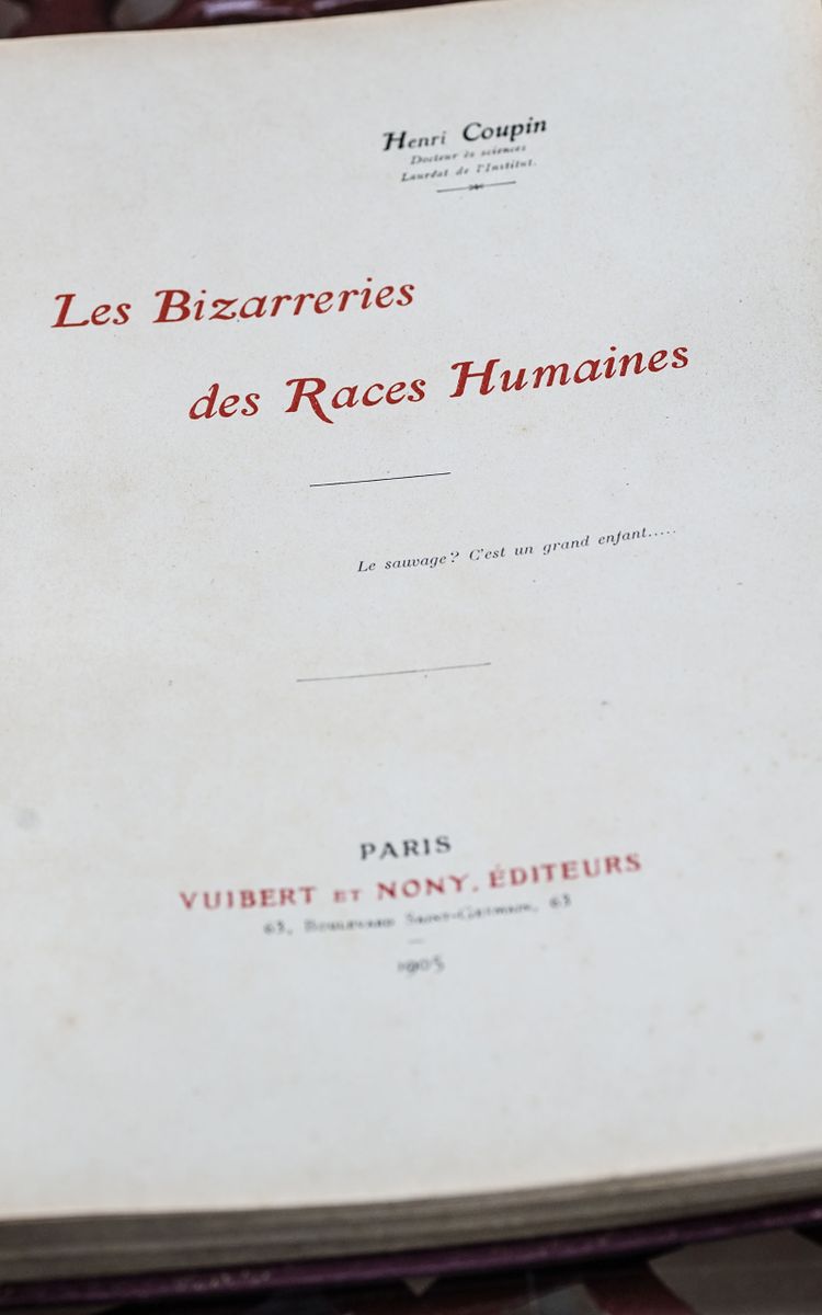 Henri COUPIN, Die Merkwürdigkeiten der menschlichen Rassen, 1905