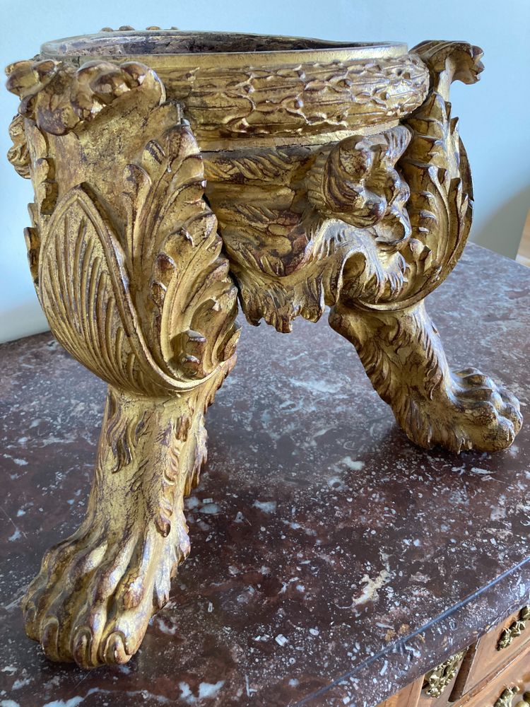 Cast iron and lacquer planter from Japan, Meiji period