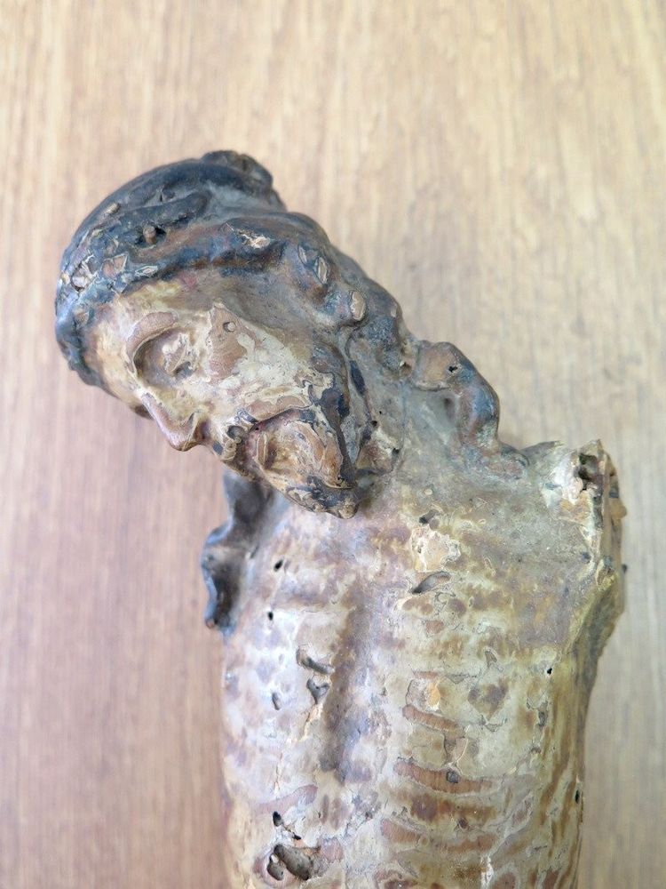 Christ En Bois XVIIè Siècle 