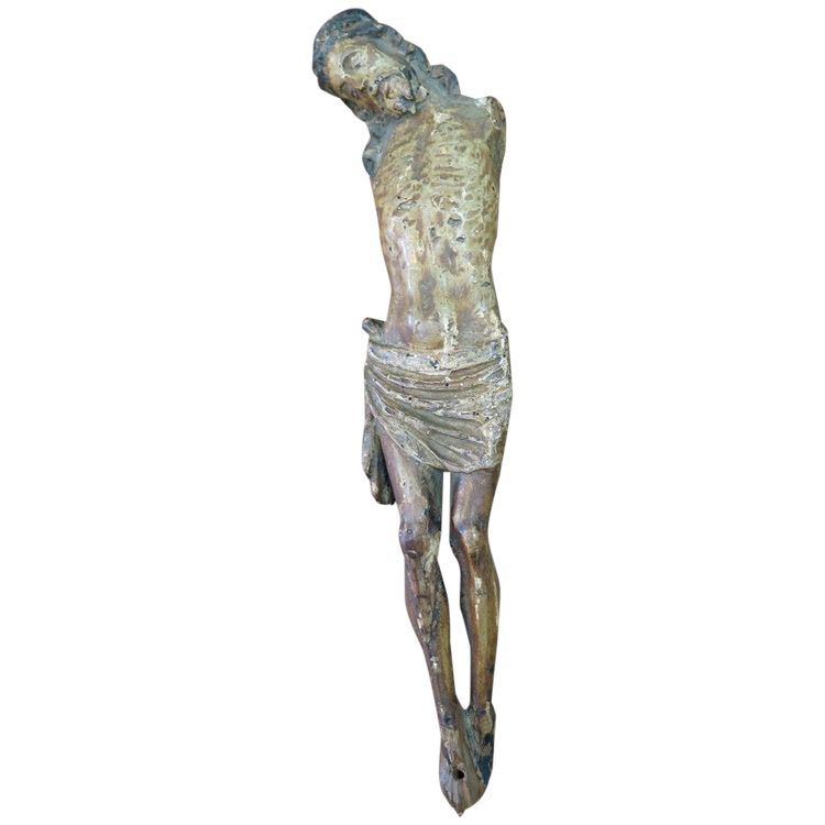 Christ En Bois XVIIè Siècle 